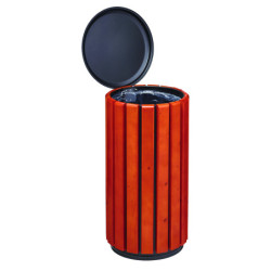 Corbeille bois 80L CARINAÉ PROTEC