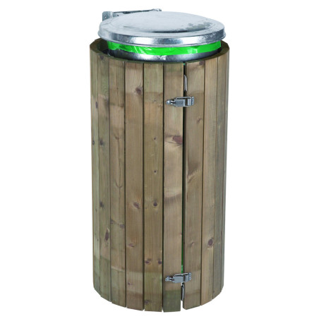 Support sac poubelle bois COLLECBOIS COXA