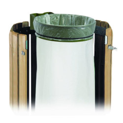 Support sac poubelle bois COLLECBOIS COXA