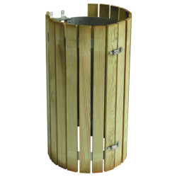 Support sac poubelle bois COLLECBOIS COXA