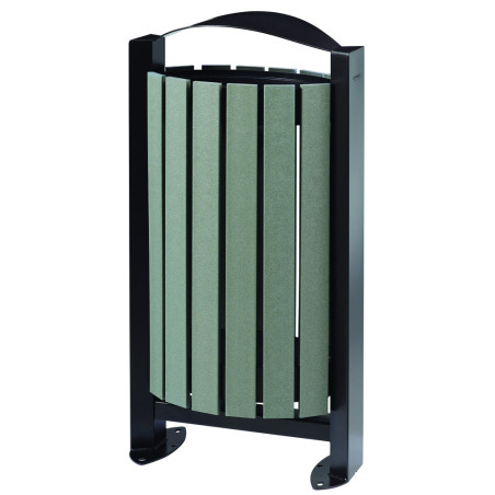 Poubelle urbaine plastique recyclé ARKÉA ÉTIK