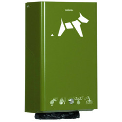 Borne et distributeur sachets hygiène canine