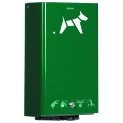 Borne et distributeur sachets hygiène canine
