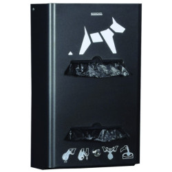 Borne et distri rouleau propreté canine