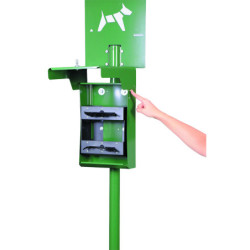 Borne et distri rouleau propreté canine