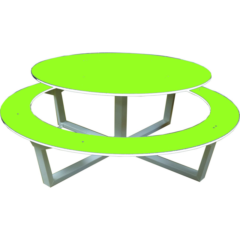 Table pique-nique ronde PHAD