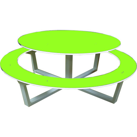 Table pique-nique ronde PHAD