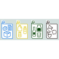 Autocollants pour tri sélectif