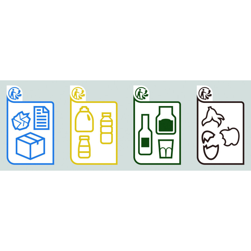 Autocollants pour tri sélectif