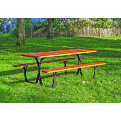 Table aire de repos acier...