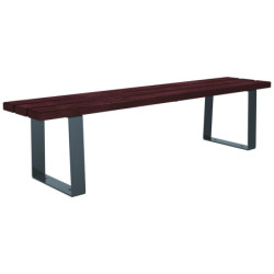 Banc et banquette en plastique recyclé RIGA