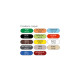 20 chaises coque empilables JULIETTE