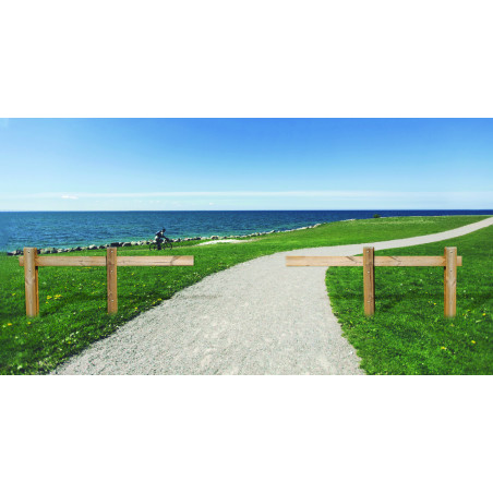 Barrière coulissante double SQUICHY