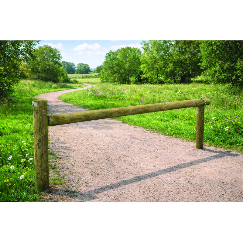 Barrière tournante bois BRETTE