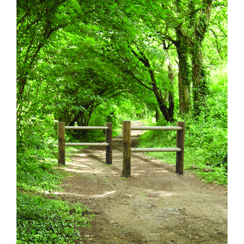 Barrière CHICANES bois