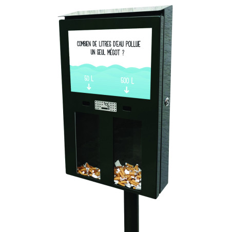 Cendrier de sondage acier DÉCIDO