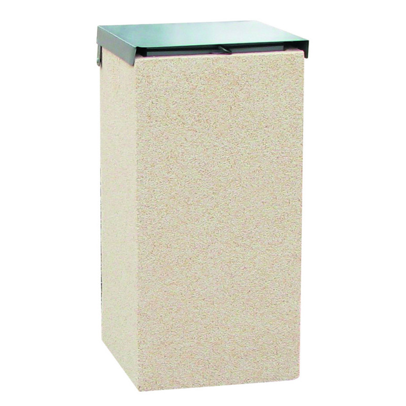 Poubelle extérieure béton PIPPAZ