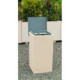 Poubelle extérieure béton PIPPAZ