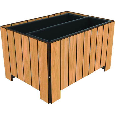 Jardinière collectivité en compact CATHARINA