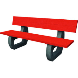 Banc public recyclé BARNARD