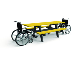 Table de pique nique recyclée SCORPI