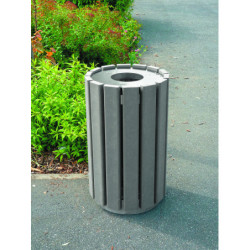 Corbeille urbaine recyclée...