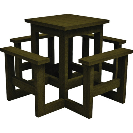 Table pique-nique haute recyclée SNOKKI