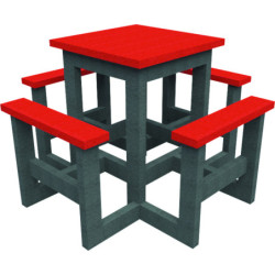 Table pique-nique haute recyclée SNOKKI