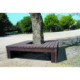 Banc tour d'arbre recyclé FLAMARA