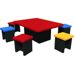 Table pique nique recyclé...