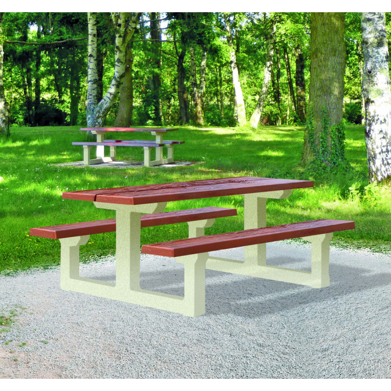 Table standard aspect bois