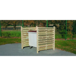 Cache-conteneurs en bois SHELTER