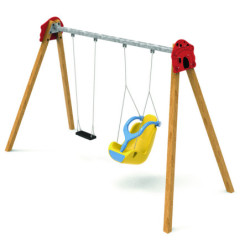Portique balançoire PMR DOUBLE