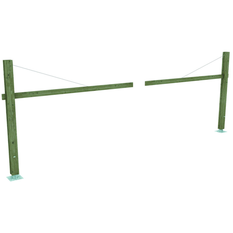 Portique limiteur de hauteur pivotant