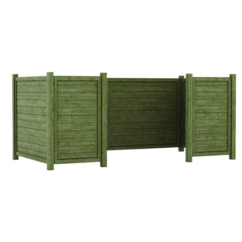 Cache-conteneurs poubelle CIVIC