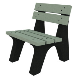 Banc plastique recyclé SPIKA