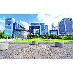 Pouf urbain béton AURYLIS