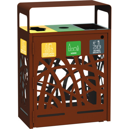 3 flux ouvertures calibrées