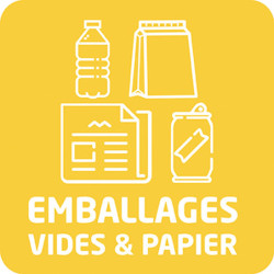 Poubelle de tri urbaine EMBER