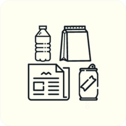 Poubelle de tri urbaine EMBER