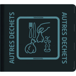 Déchets - gris RAL&nbsp;7011