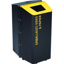 Corbeille de rue pour tri...