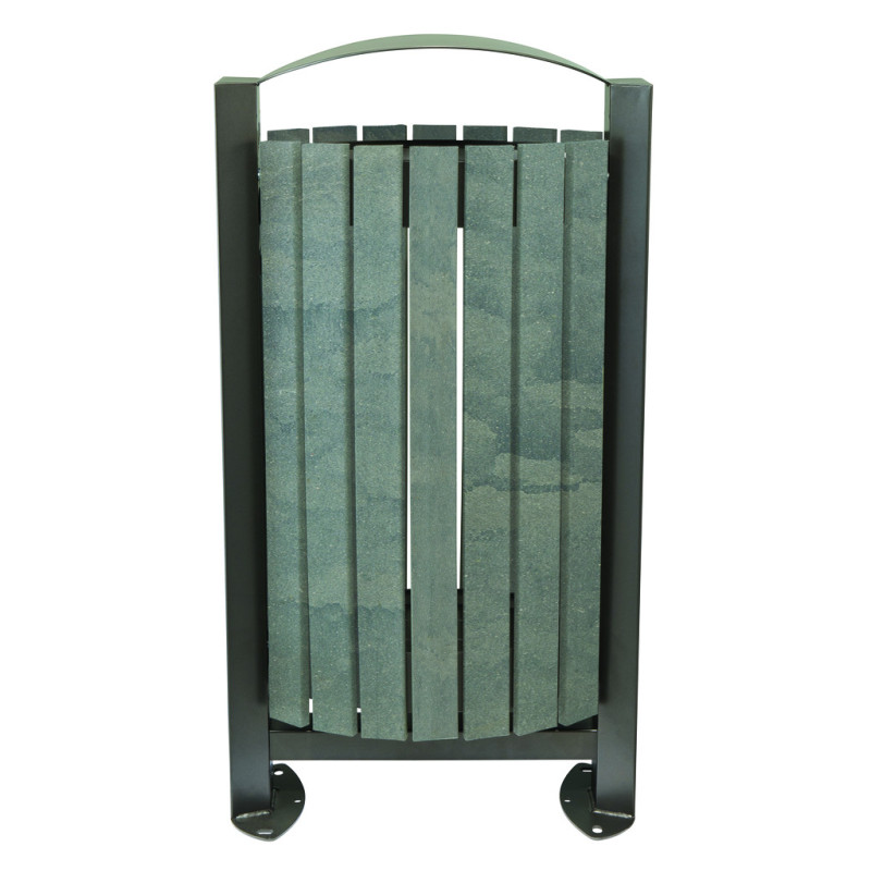 Poubelle urbaine plastique recyclé ARKÉA ÉTIK