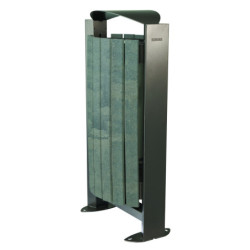 Poubelle urbaine plastique recyclé ARKÉA ÉTIK