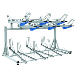 Rack à vélos double niveau...