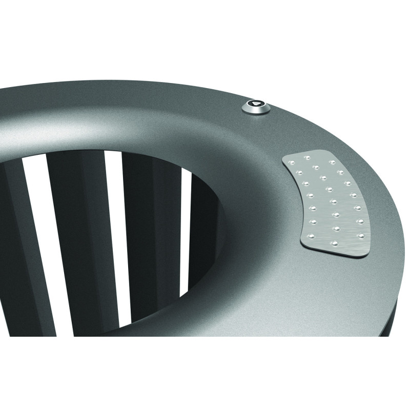 Écrase cigarette pour corbeille de ville