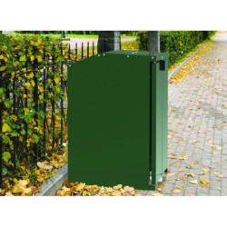 Abri poubelle acier URBI