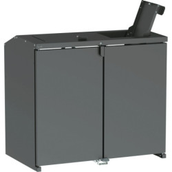 Abri poubelle acier URBI