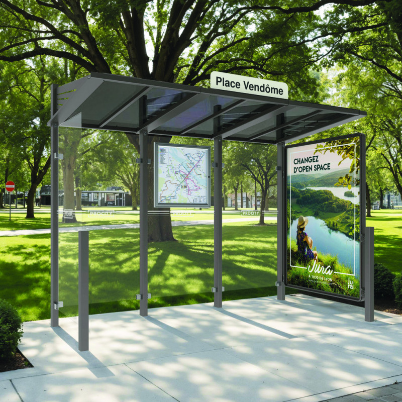 Abri voyageurs CONVIVIALE