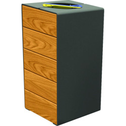 Corbeille espace public HALL